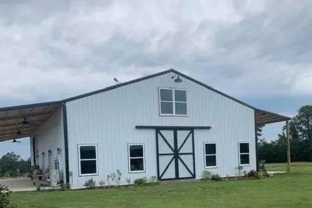Quality Barns & More crew on a job site