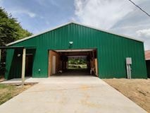 Horse barn exterior